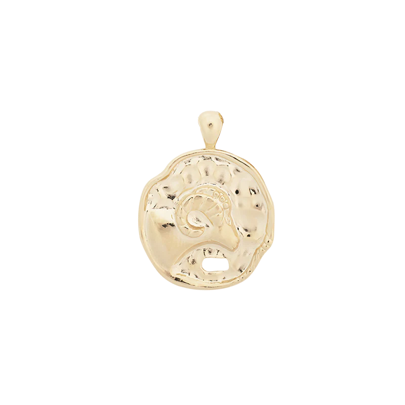 Aries Large Zodiac II Pendant