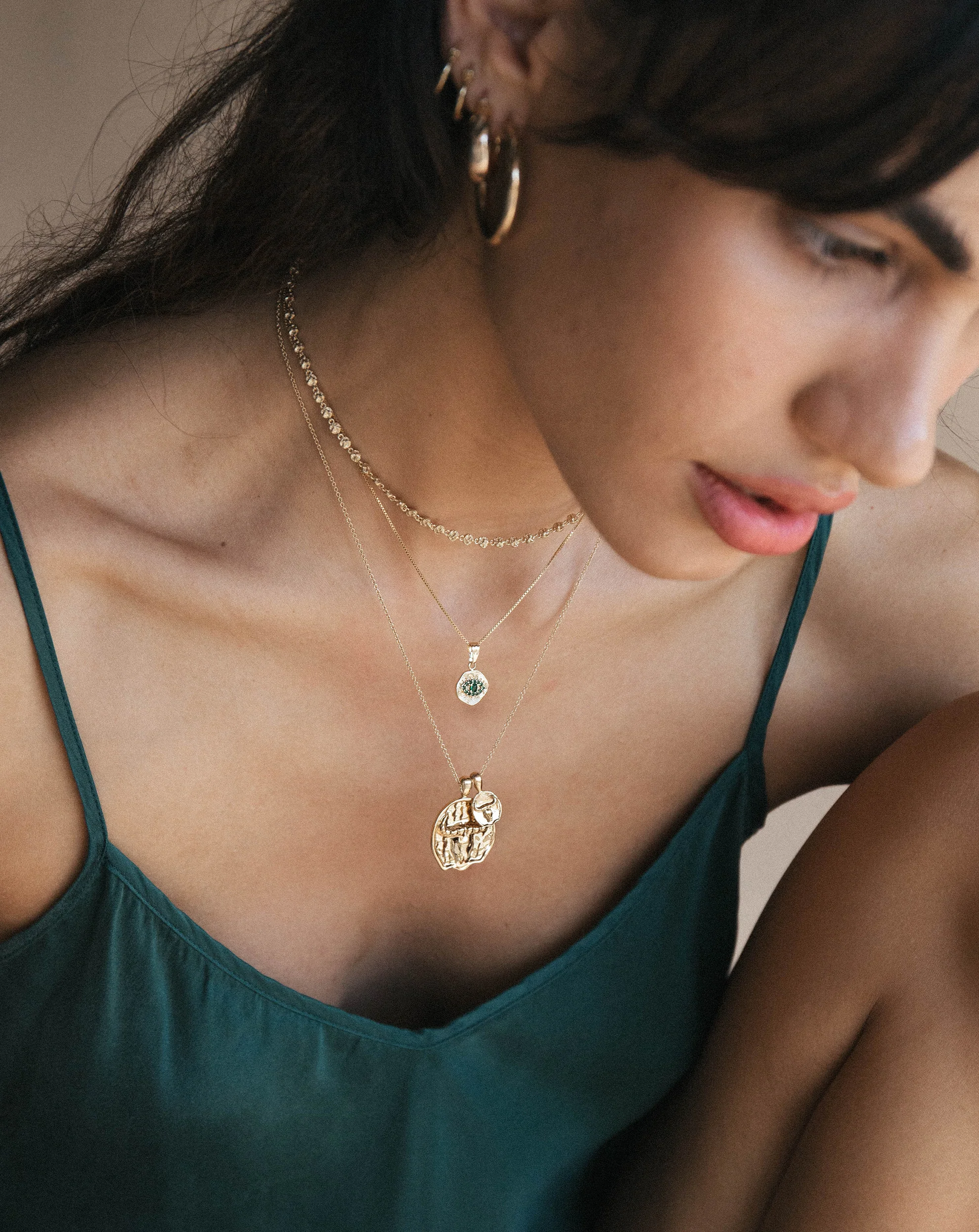 Aquarius Large Zodiac II Pendant - Image 7