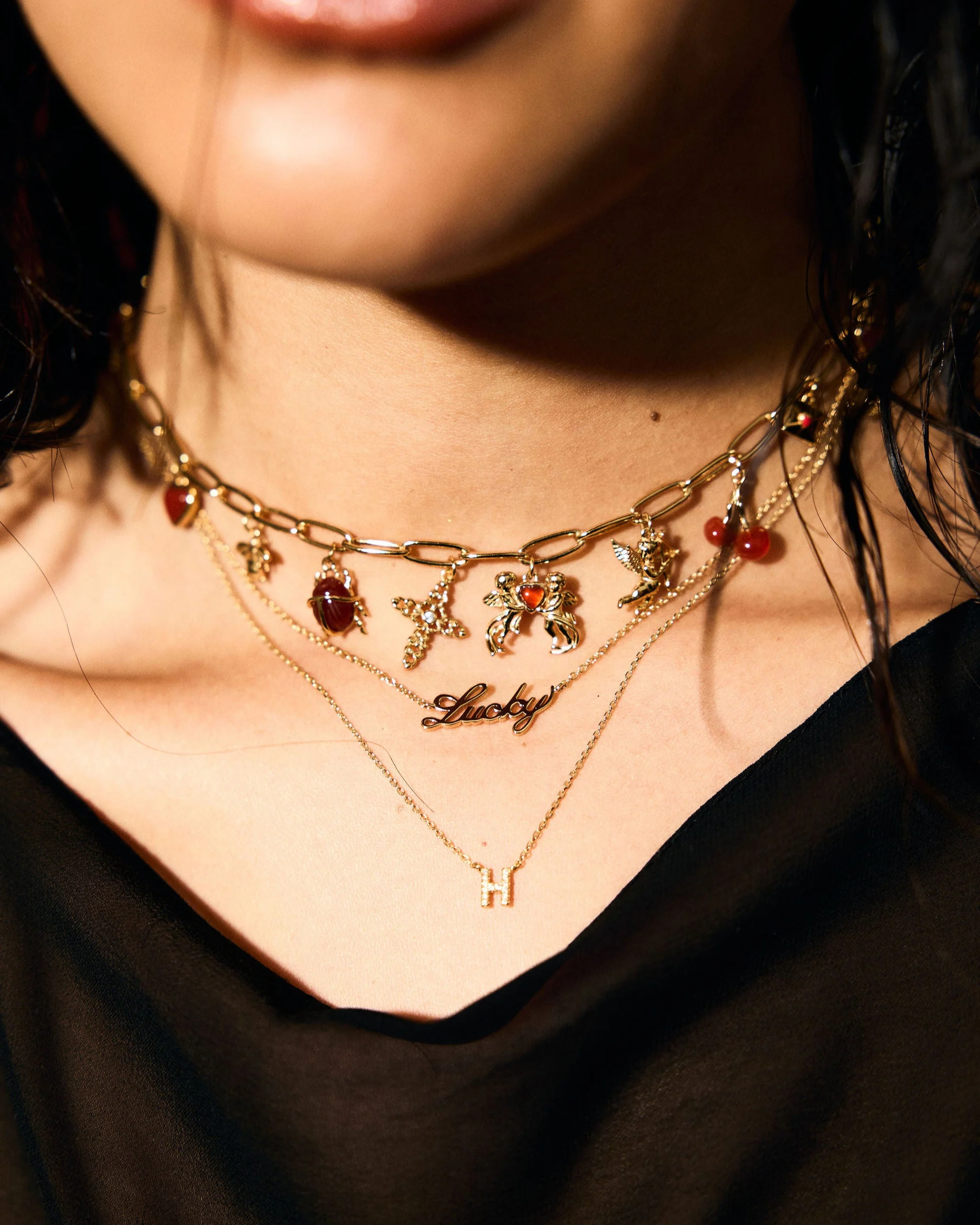 CHARM BAR Block Necklace - Image 3