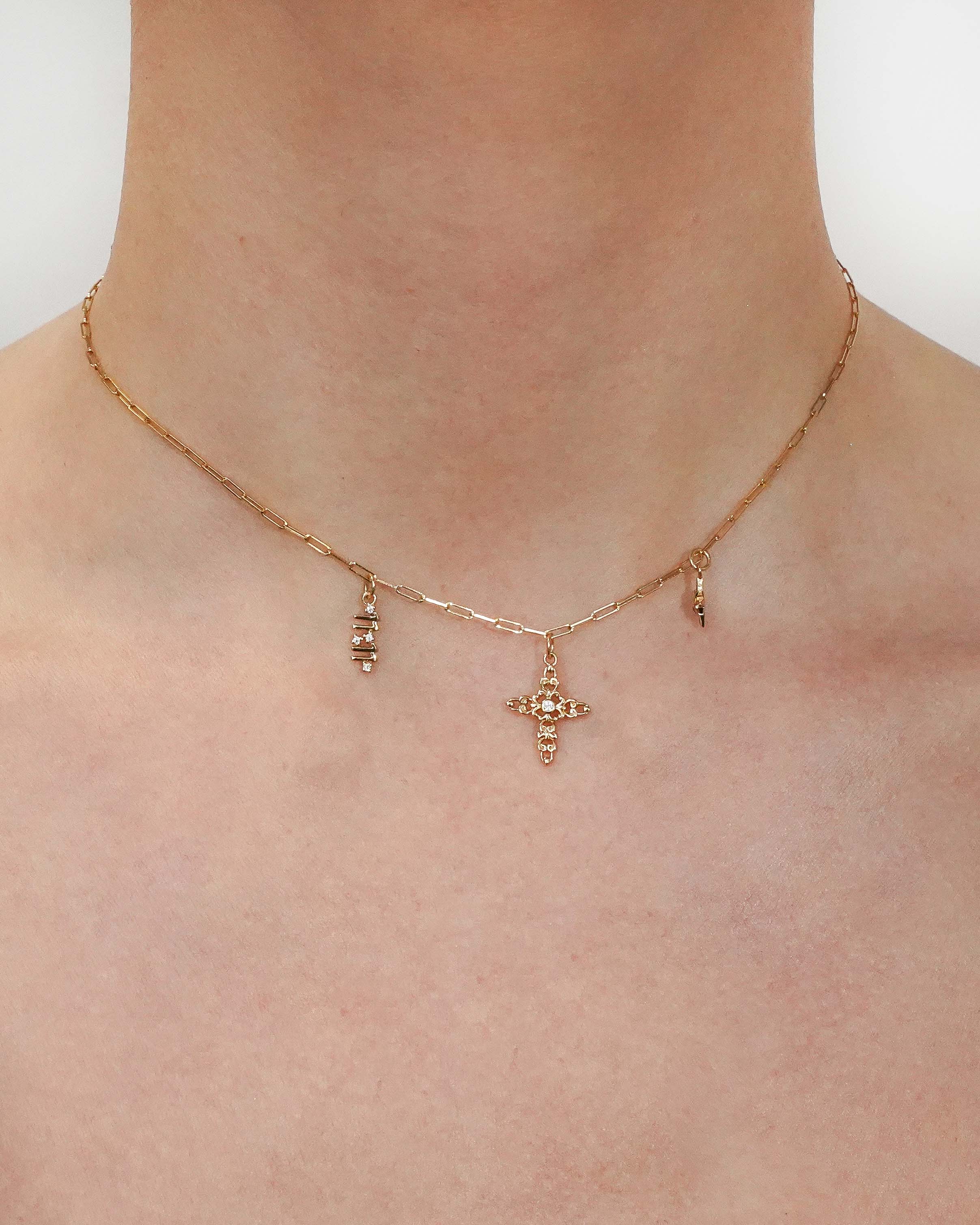CHARM BAR Fine Block Necklace - Image 6