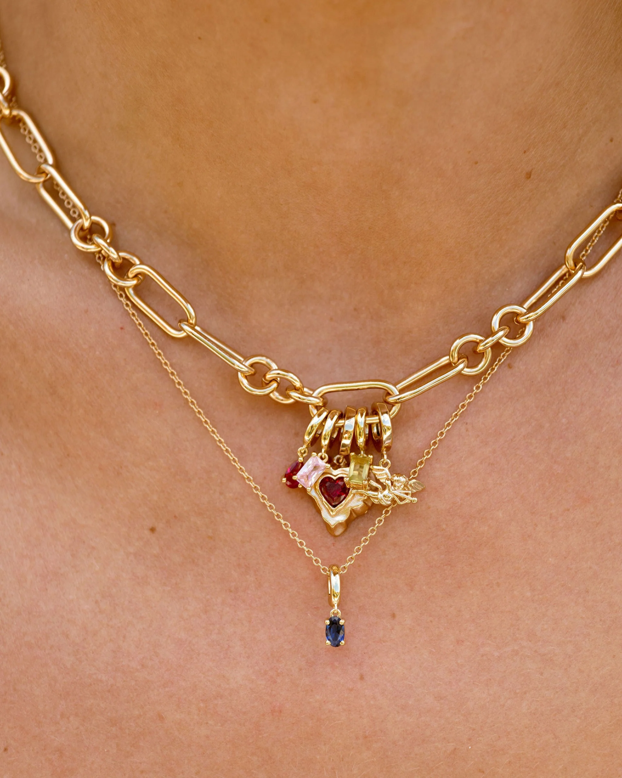 Charm Link Necklace - Image 4