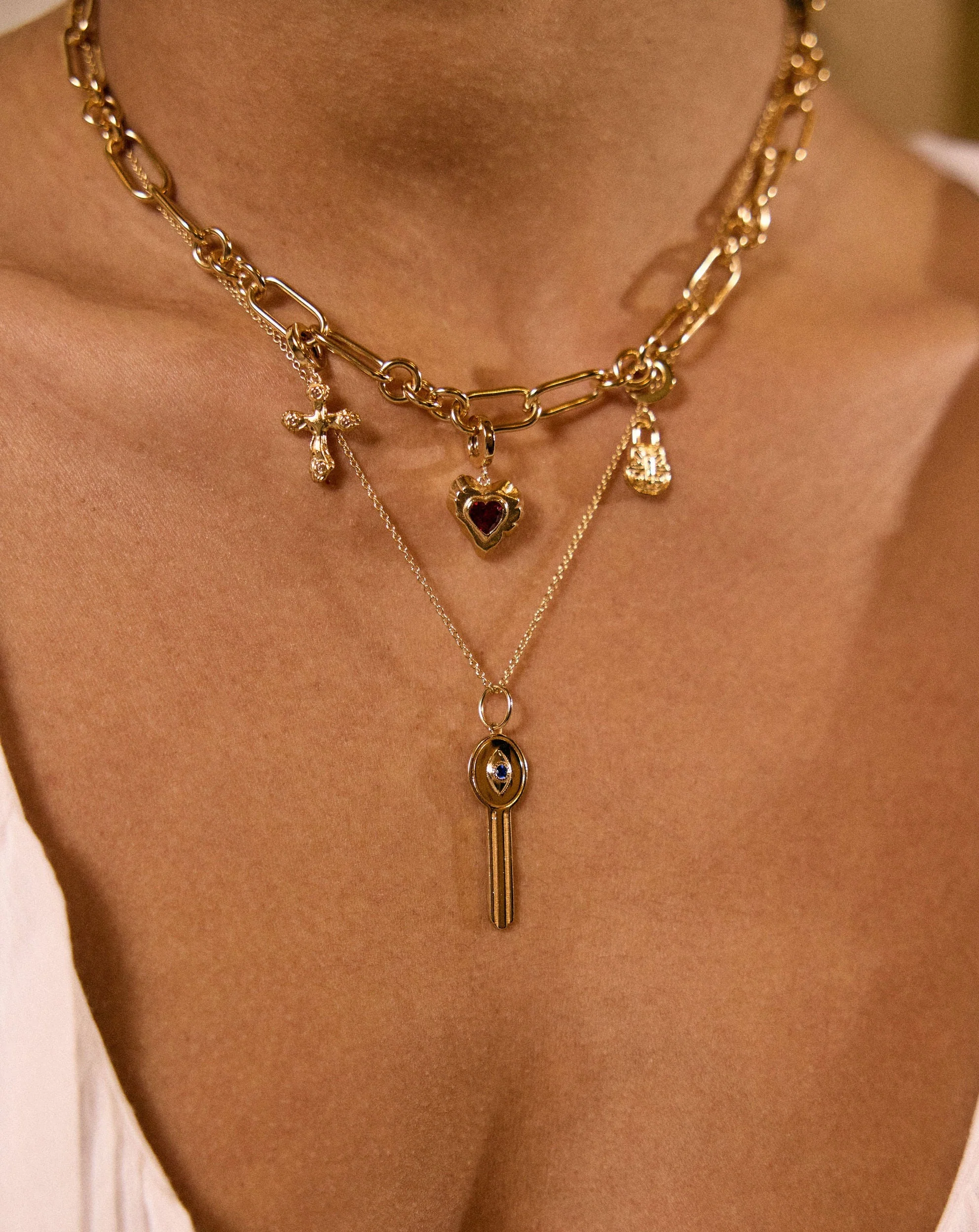 Charm Link Necklace - Image 8