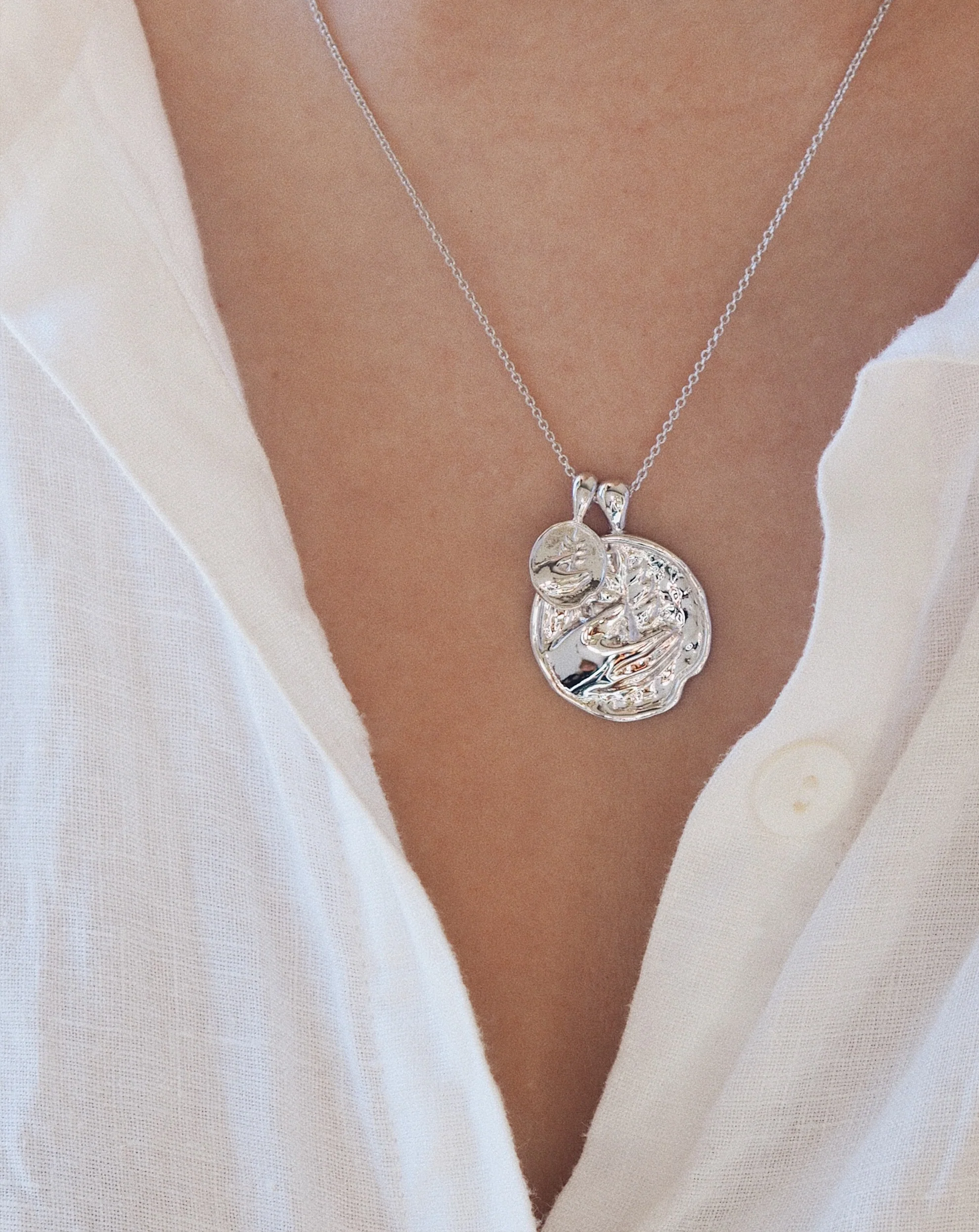 Large Zodiac II Pendant - Sterling Siver - Image 3