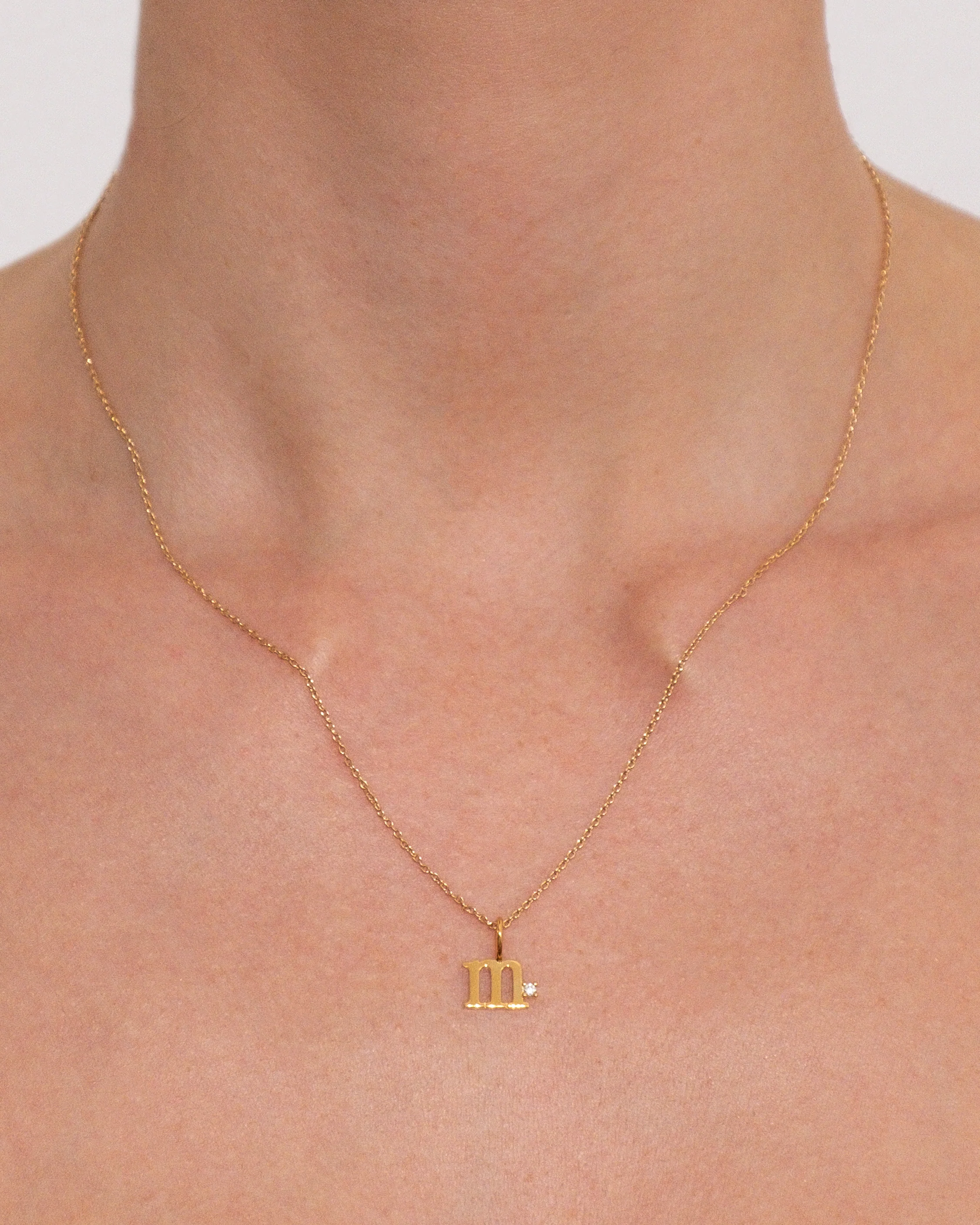 Letter Necklace | Recycled 14k Gold Vermeil - Image 2