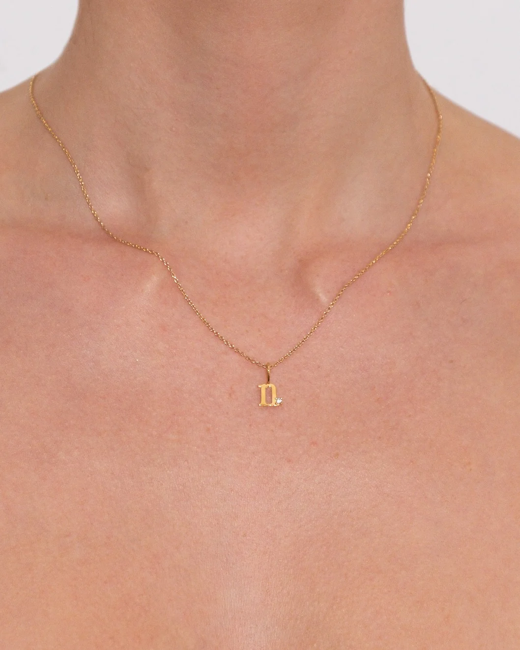 Letter Necklace | Recycled 14k Gold Vermeil - Image 20