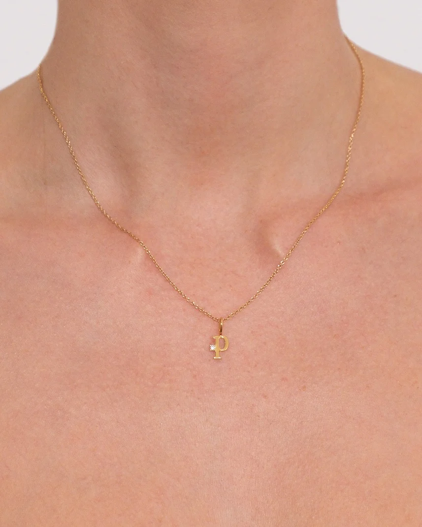 Letter Necklace | Recycled 14k Gold Vermeil - Image 22
