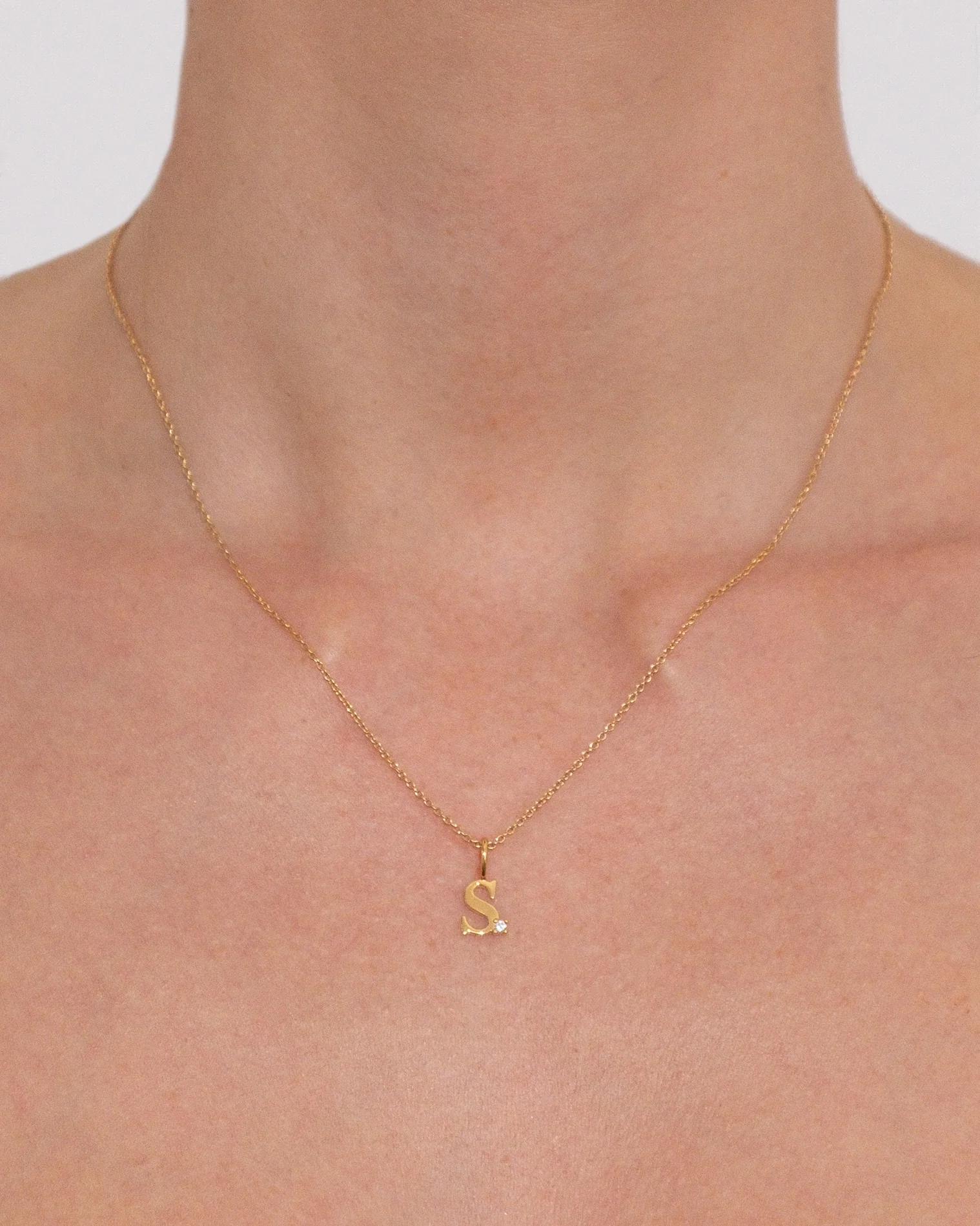 Letter Necklace | Recycled 14k Gold Vermeil - Image 25