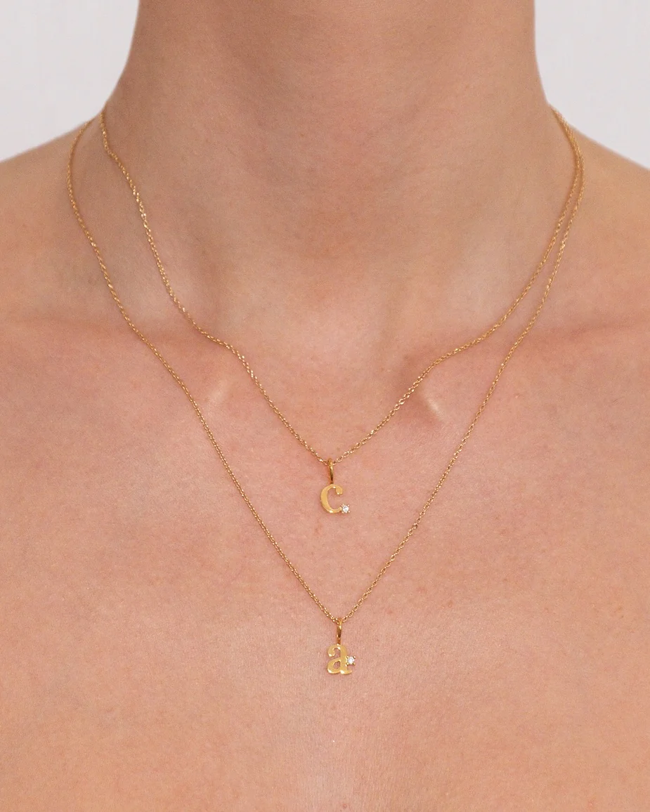 Letter Necklace | Recycled 14k Gold Vermeil - Image 26