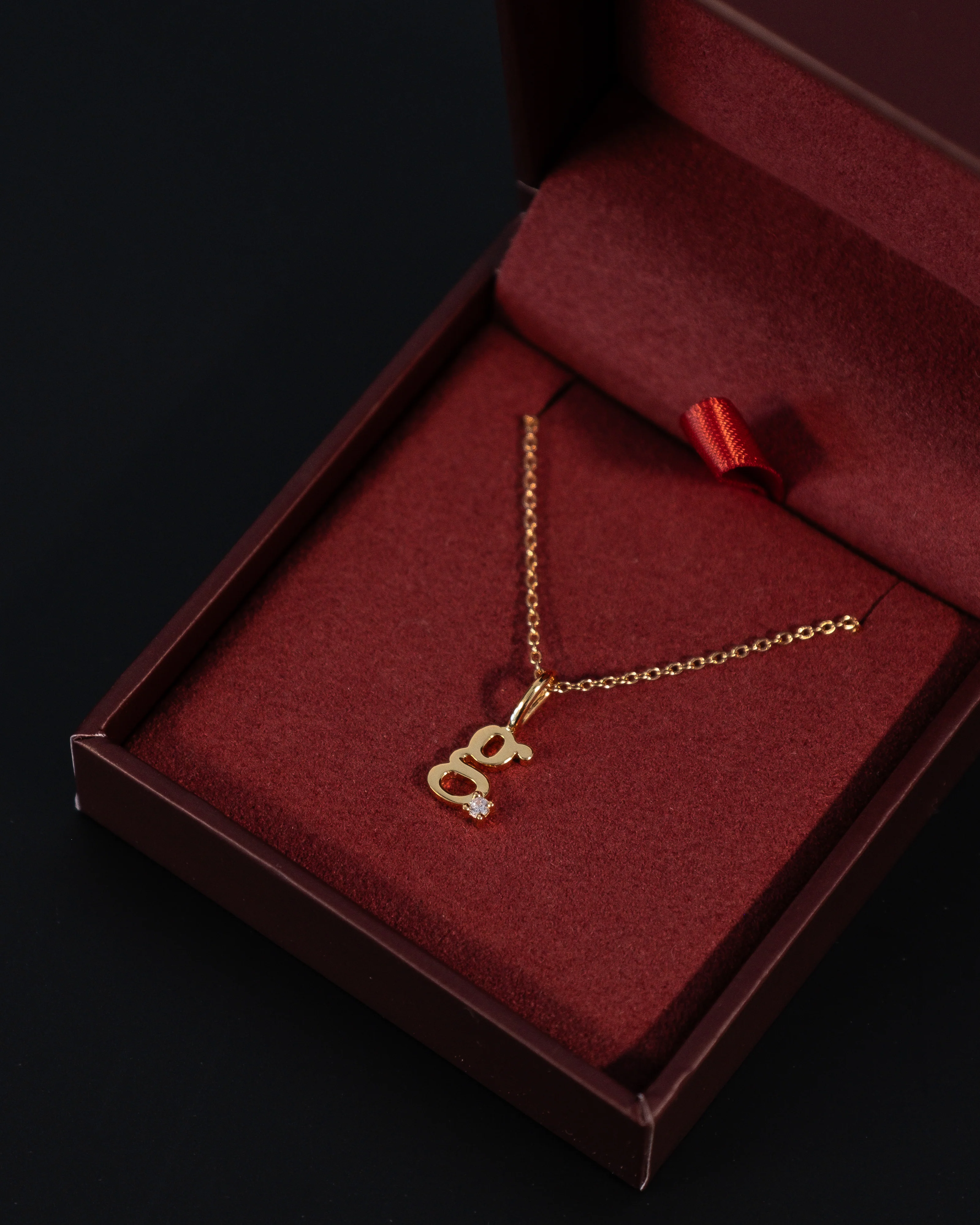 Letter Necklace | Recycled 14k Gold Vermeil - Image 3