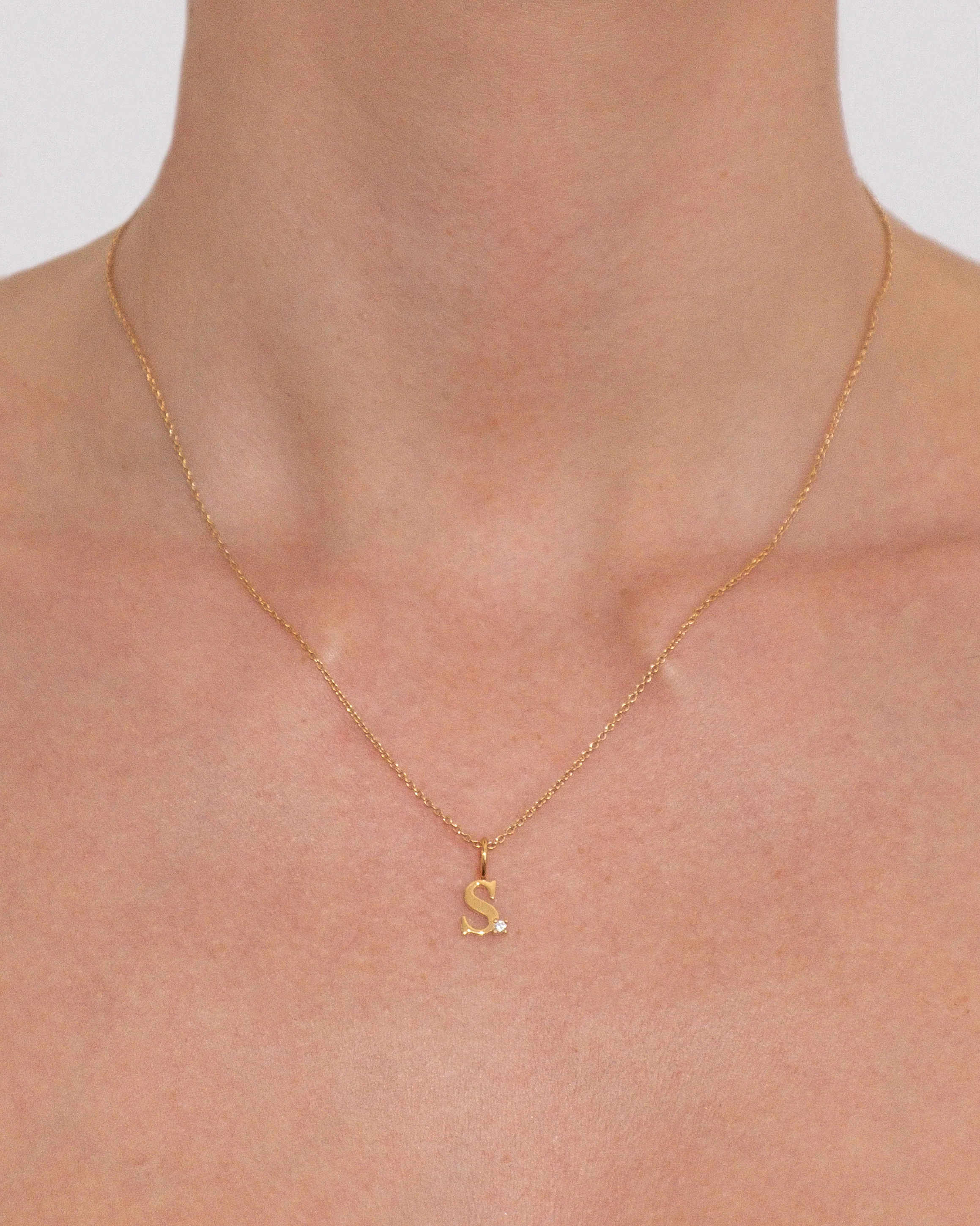 Letter Necklace | Recycled 14k Gold Vermeil - Image 5