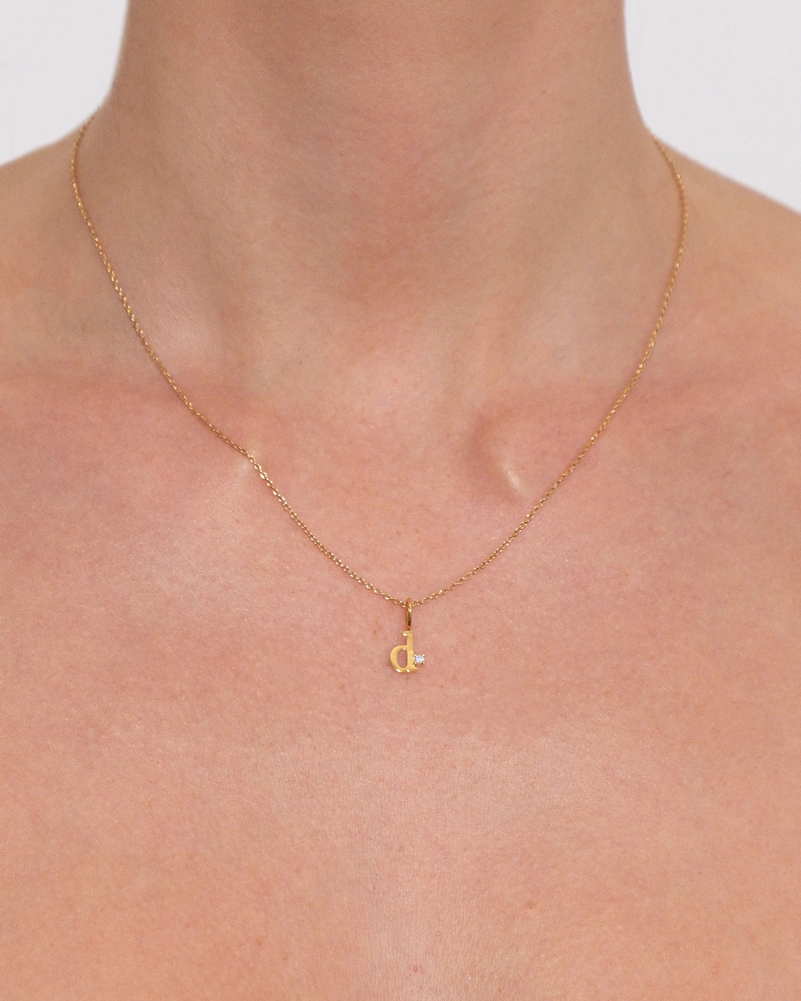 Letter Pendant | Recycled 14k Gold Vermeil - Image 10