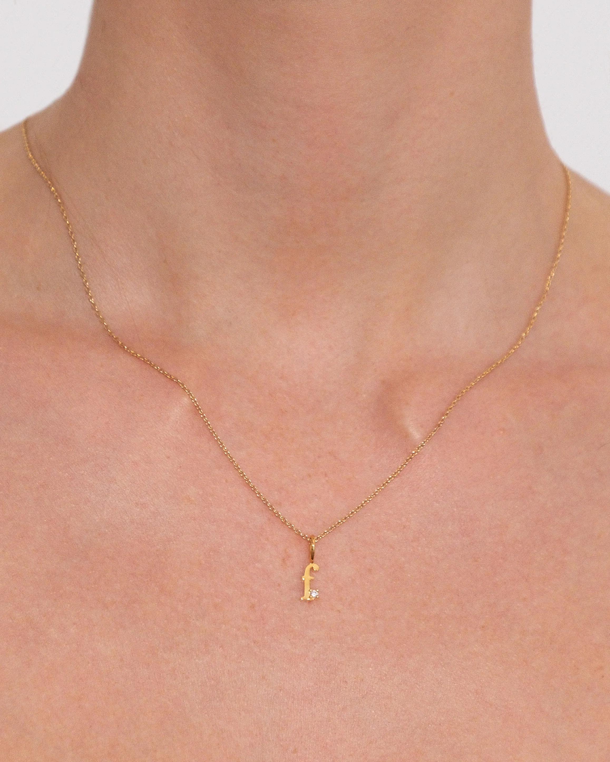 Letter Pendant | Recycled 14k Gold Vermeil - Image 12