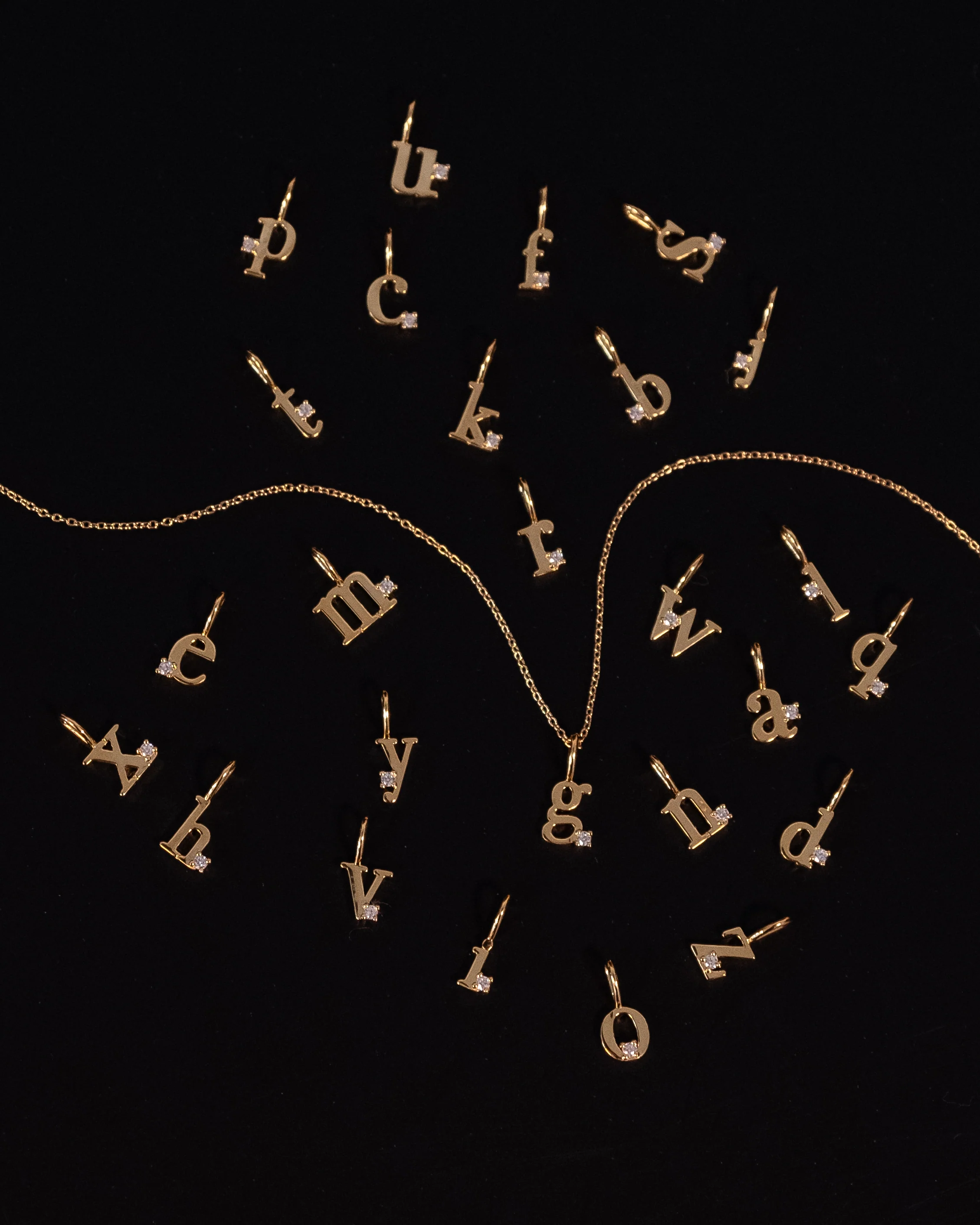 Letter Pendant | Recycled 14k Gold Vermeil - Image 3