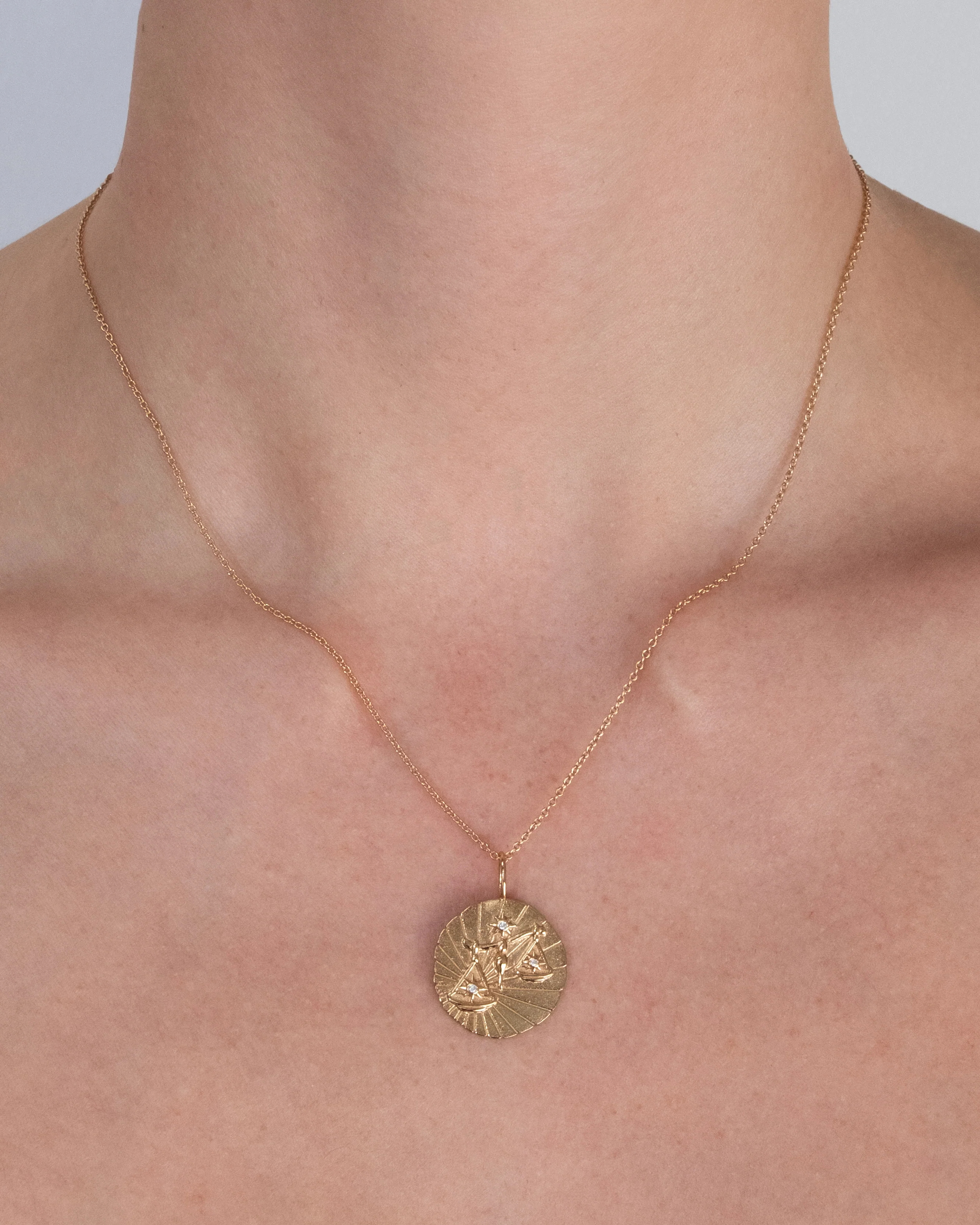 Libra Zodiac Necklace - Image 2
