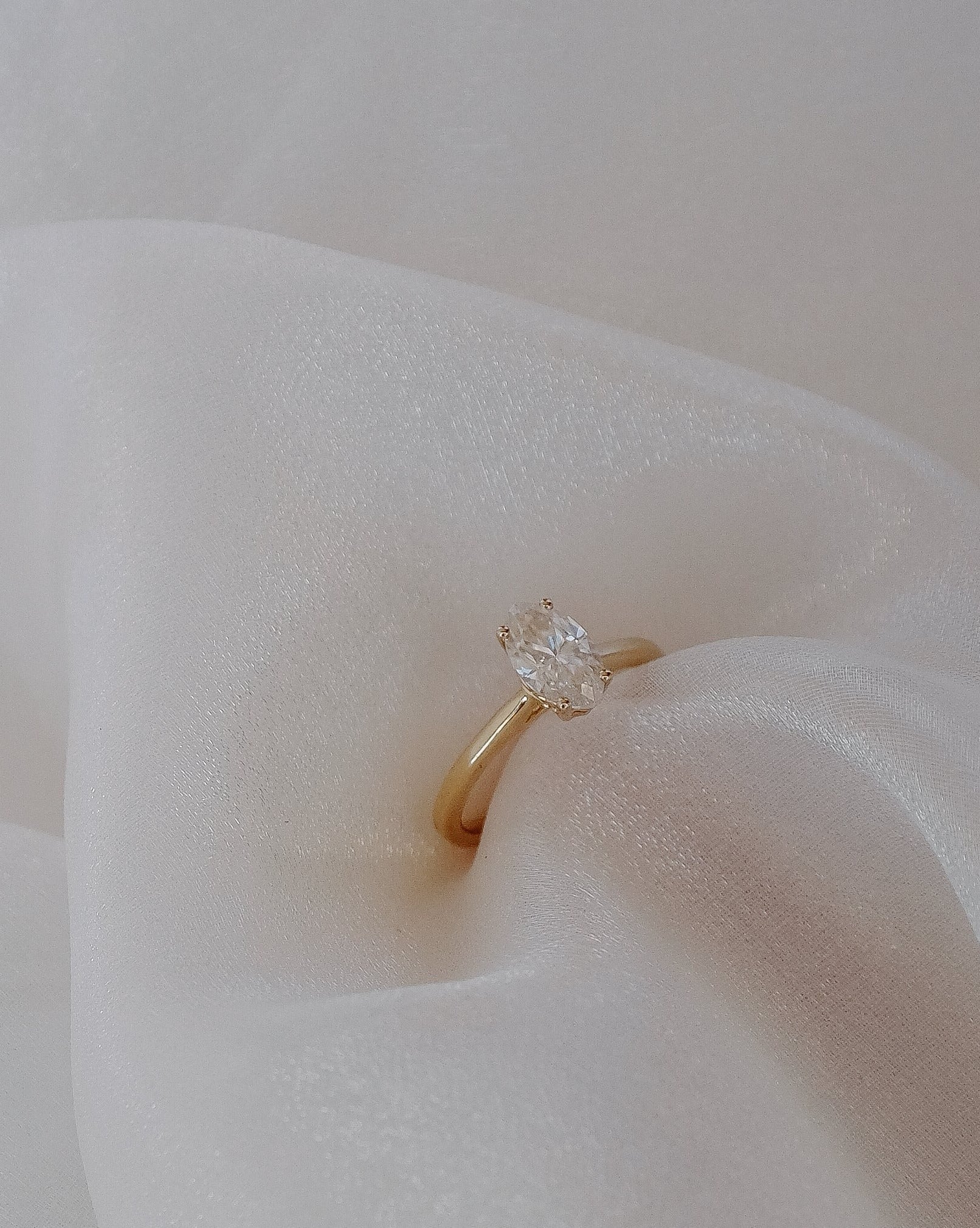 Marquise Moissanite Ring | Platinum - Image 6