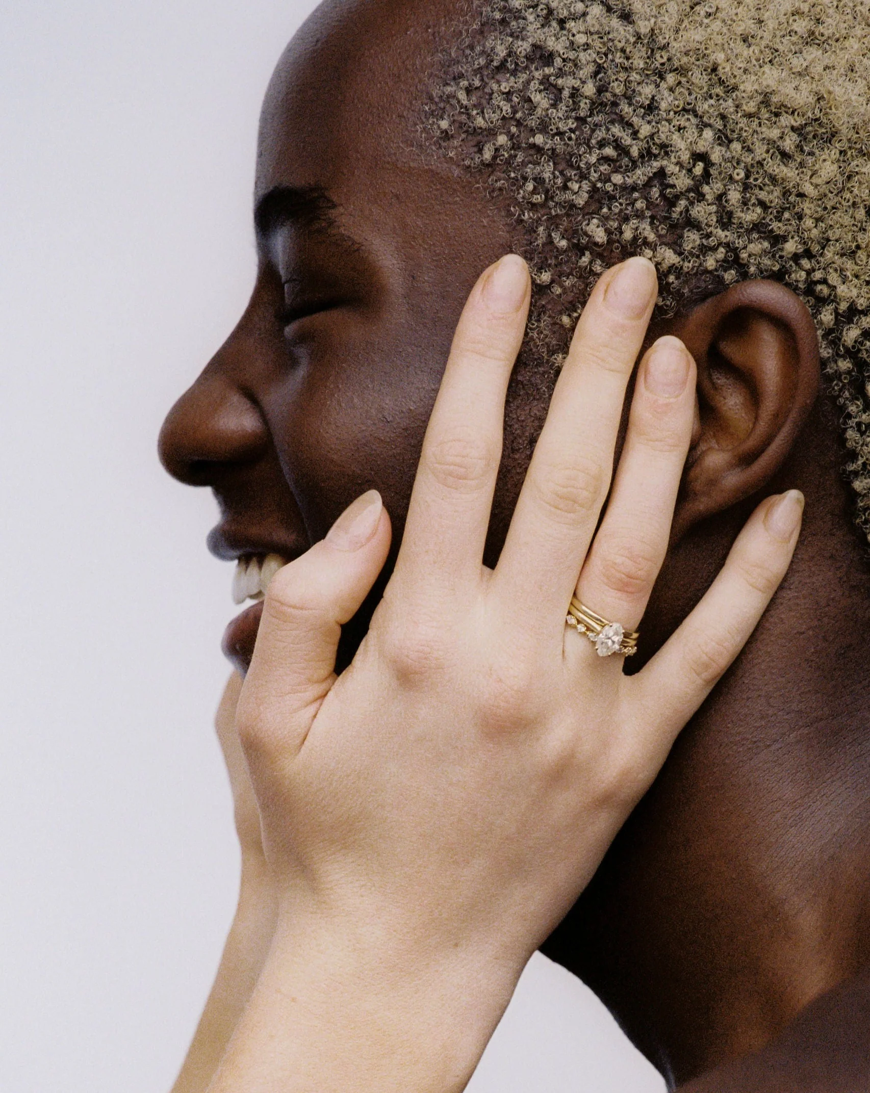 Marquise Moissanite Ring | Platinum - Image 8