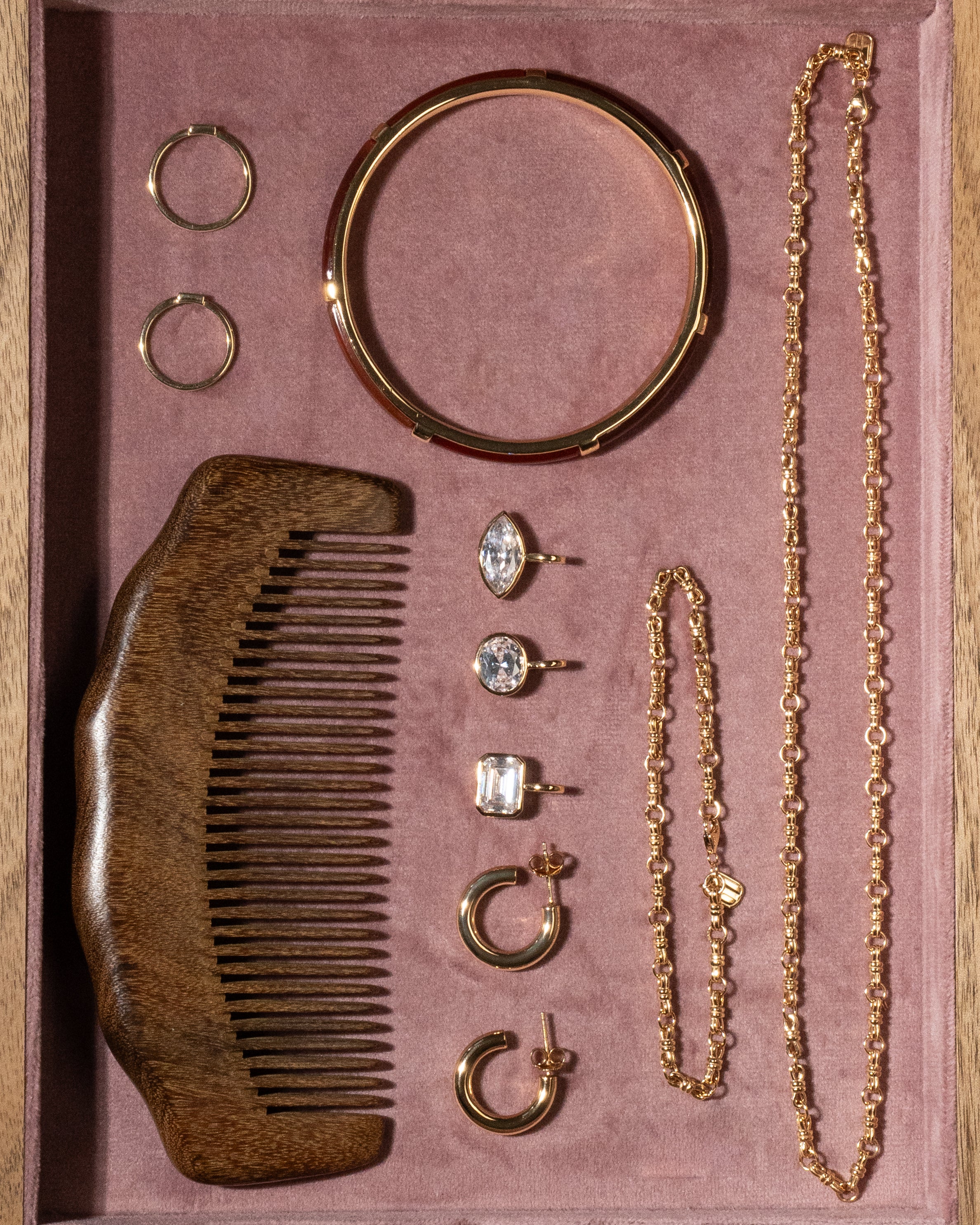 Oval Bezel Necklace - Image 3
