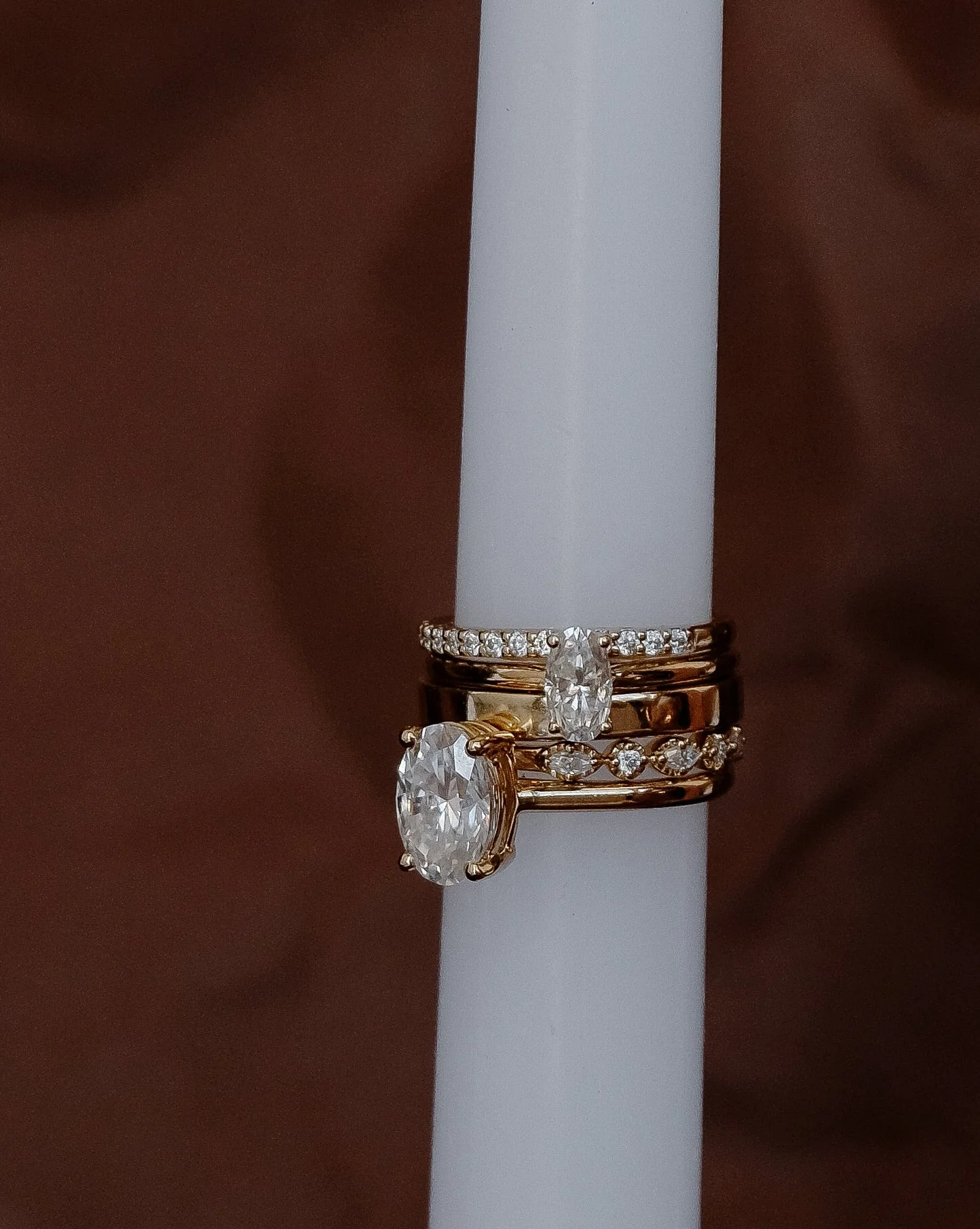 Oval Moissanite Ring | 14k Solid Gold - Image 10