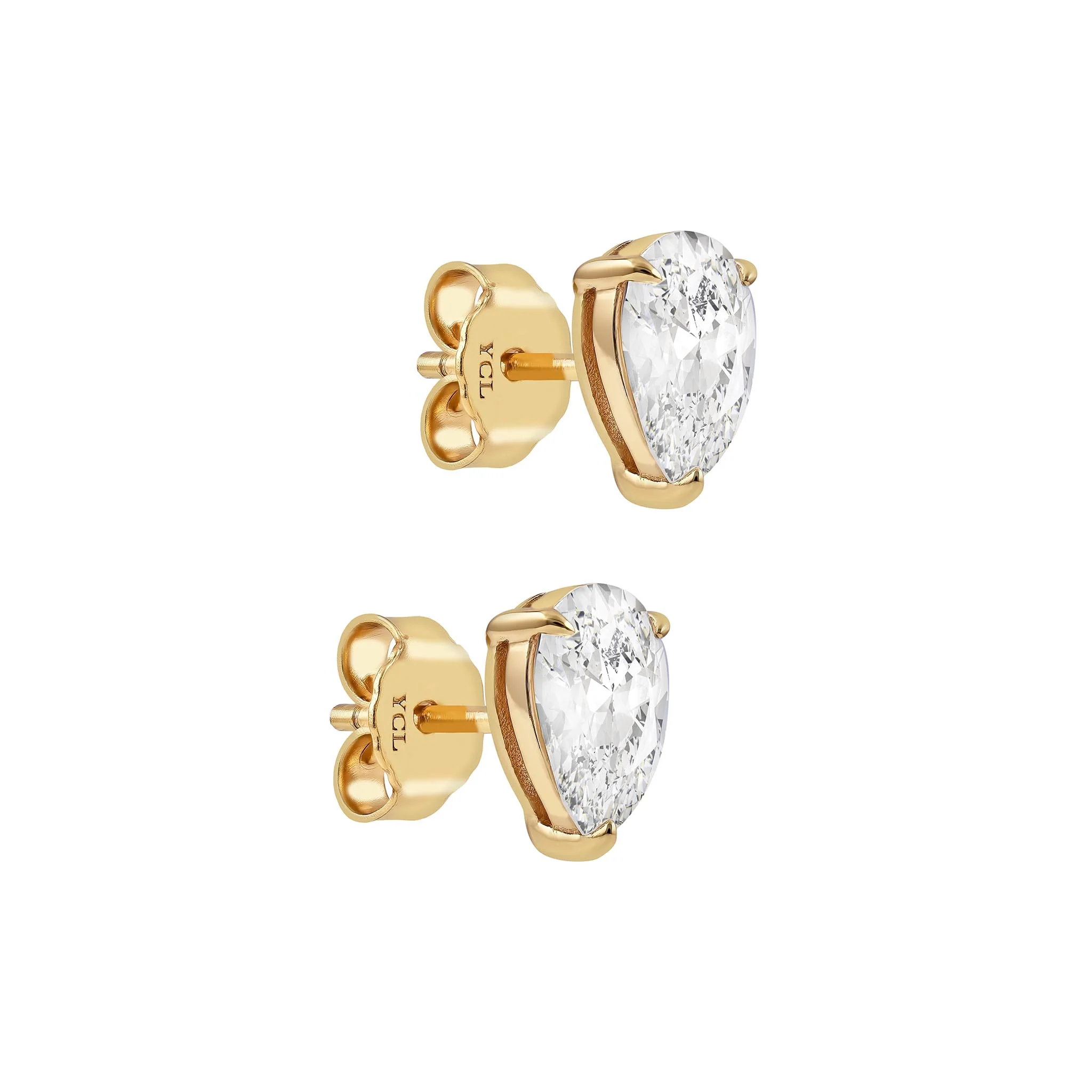 Pear Claw Stud Earring - Image 10