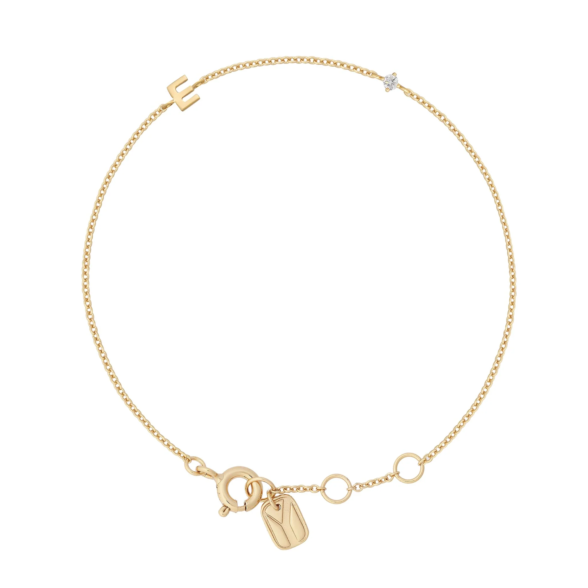 Petite Initial Bracelet - Image 15