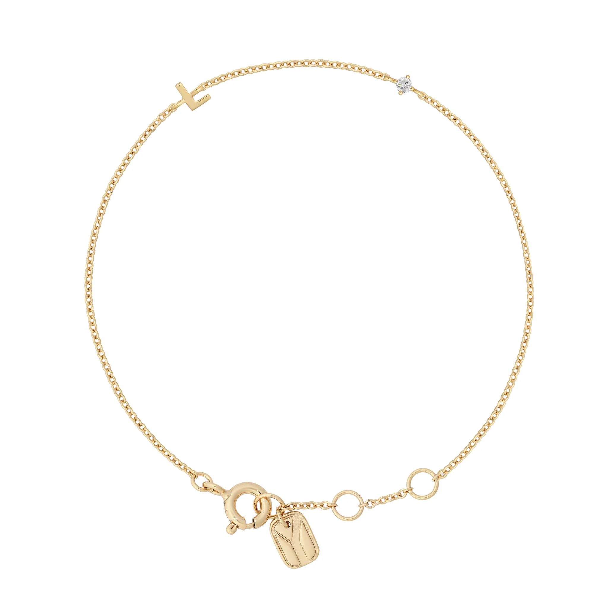 Petite Initial Bracelet - Image 23