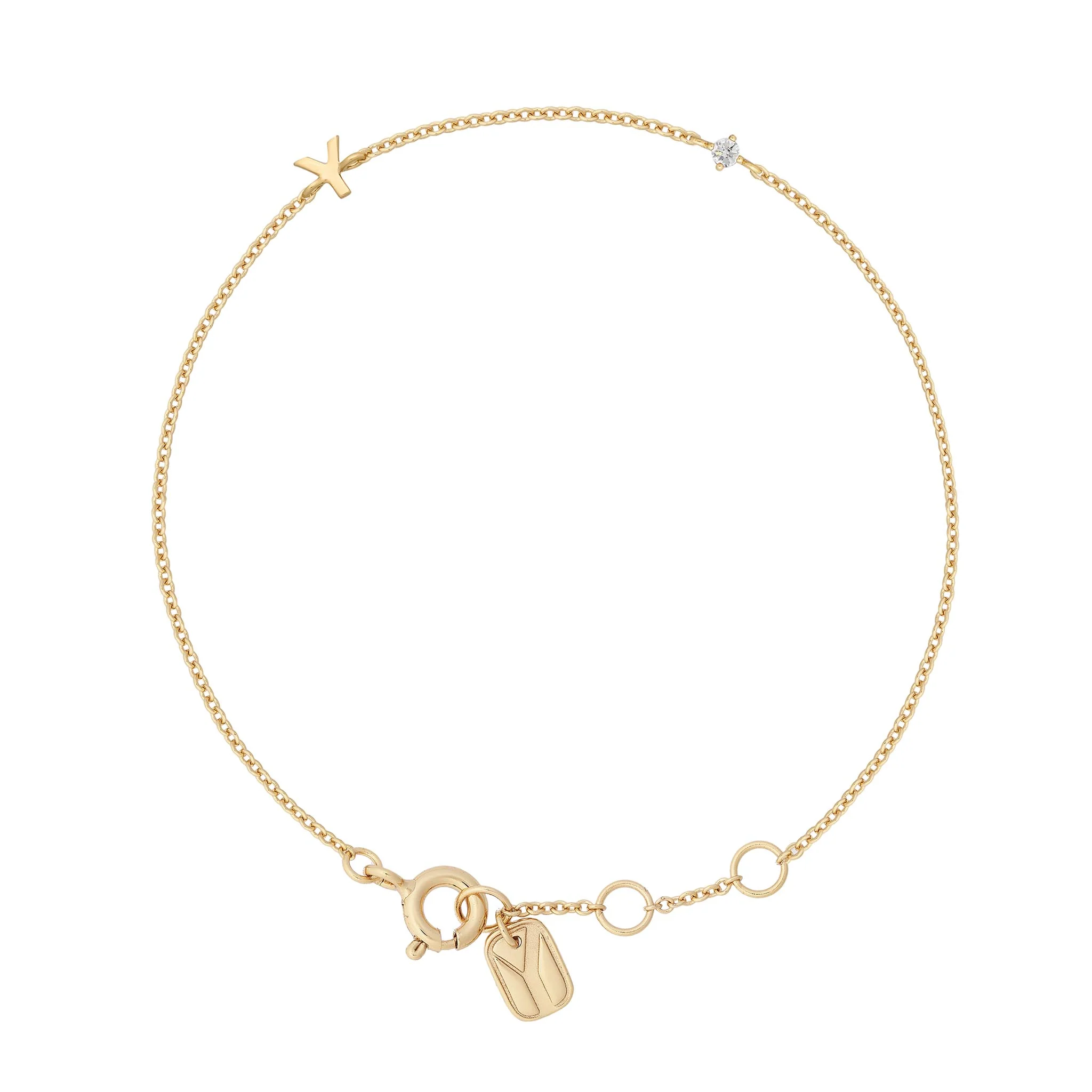 Petite Initial Bracelet - Image 26