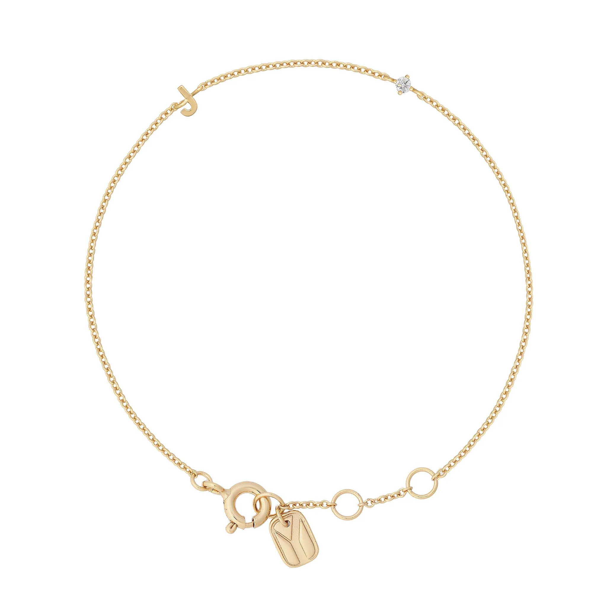 Petite Initial Bracelet - Image 27