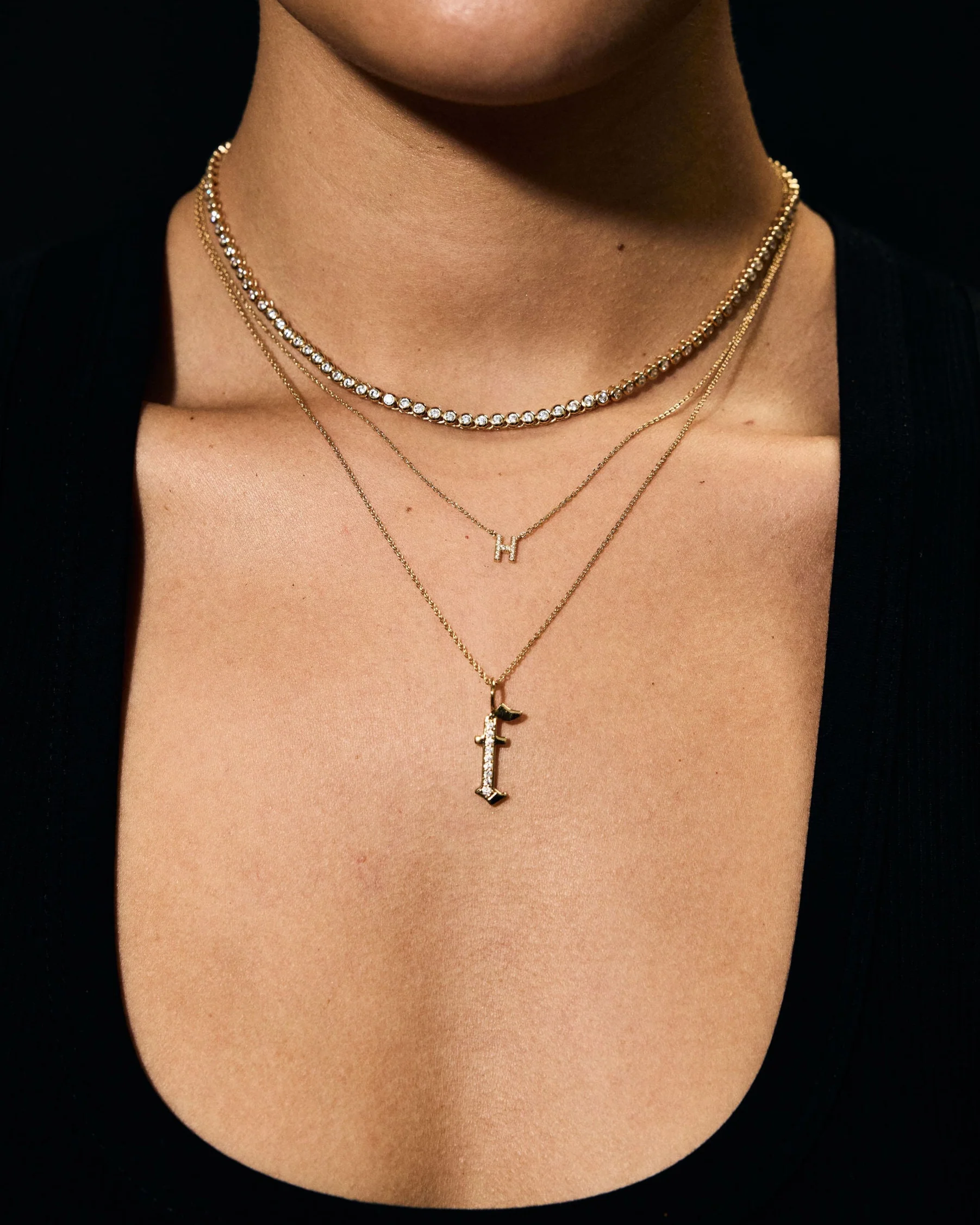 Roman Initial Pendant - Image 9
