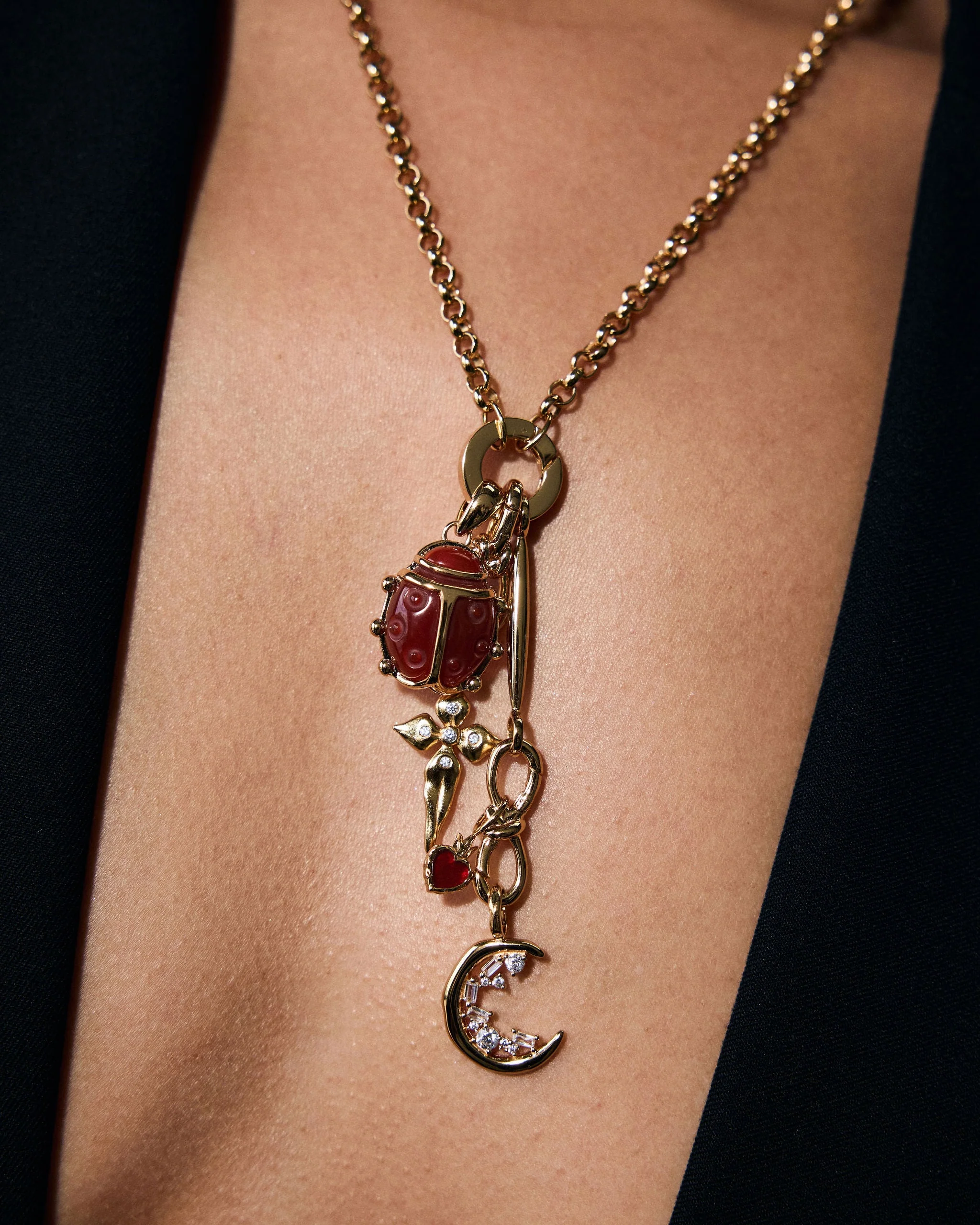 SYMBOLISM Celestial Crescent Pendant - Image 2