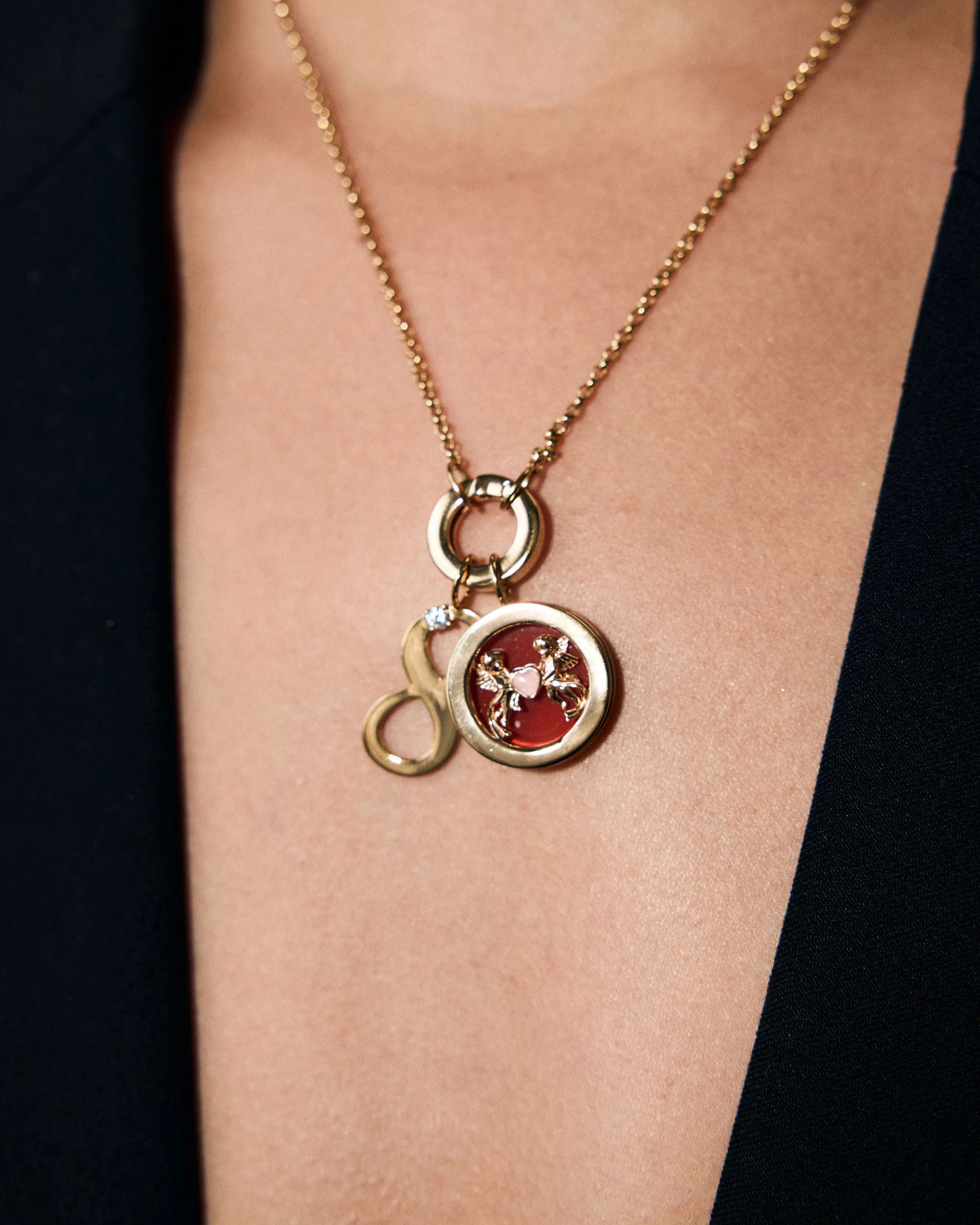 SYMBOLISM Cherub Twins Pendant - Image 3