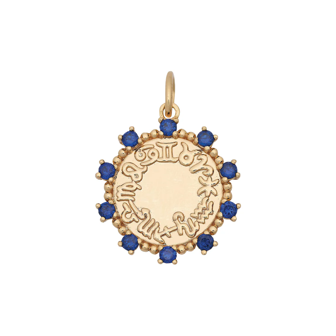 SYMBOLISM Cobalt Astrology Pendant
