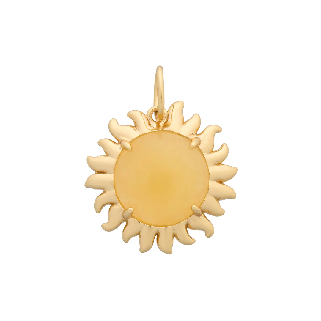 SYMBOLISM Jade Sun Pendant