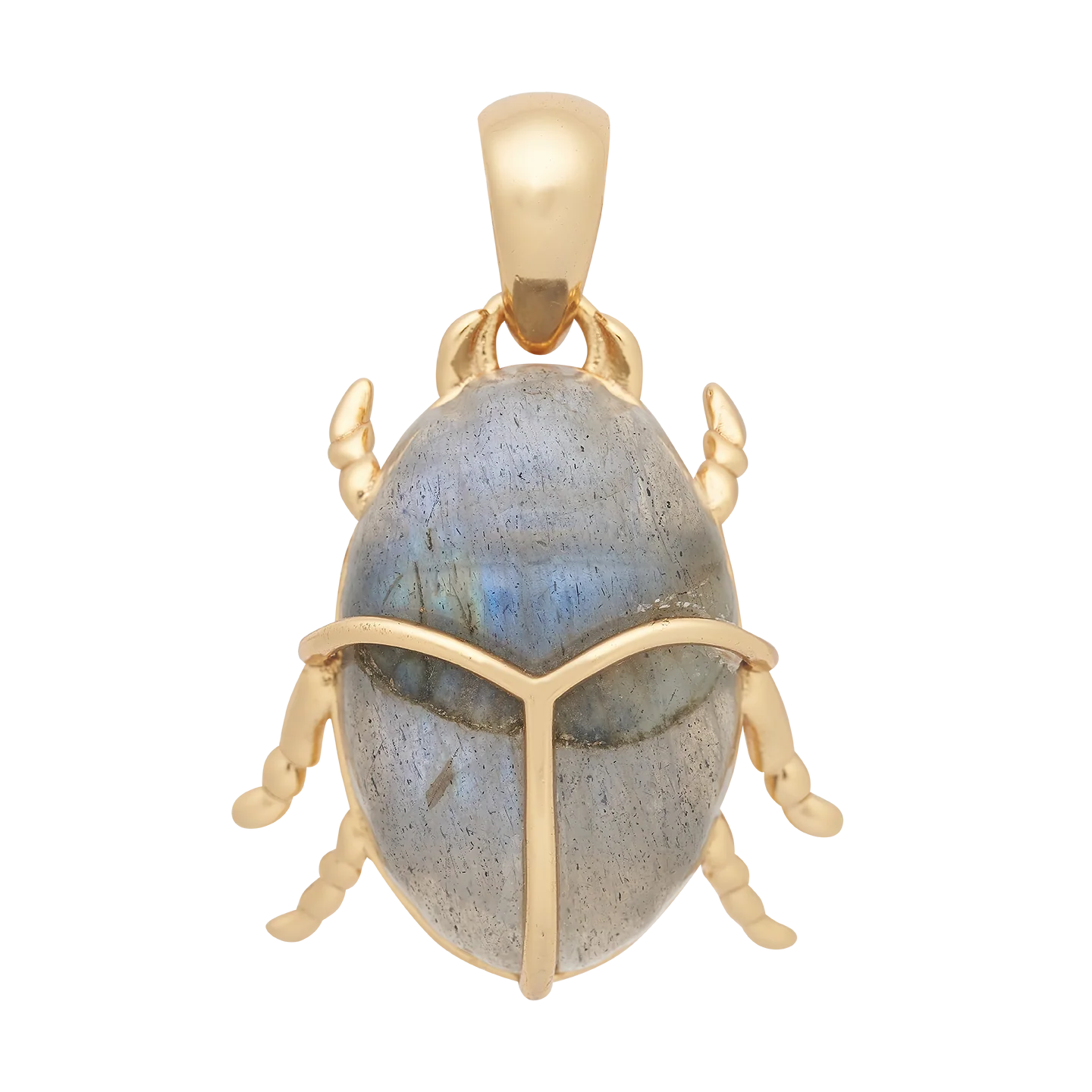 SYMBOLISM Labradorite Scarab Pendant