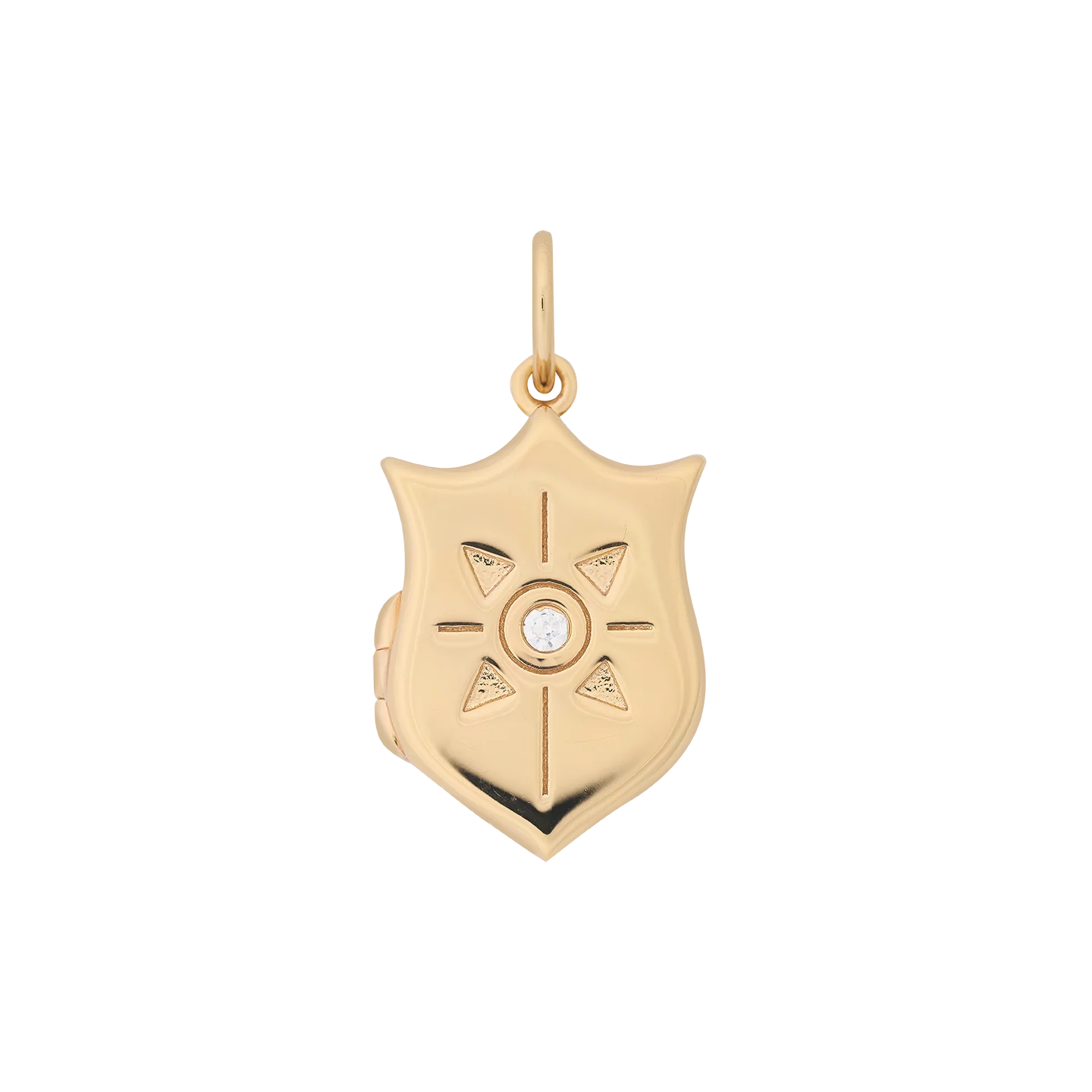 SYMBOLISM Shield Locket Pendant