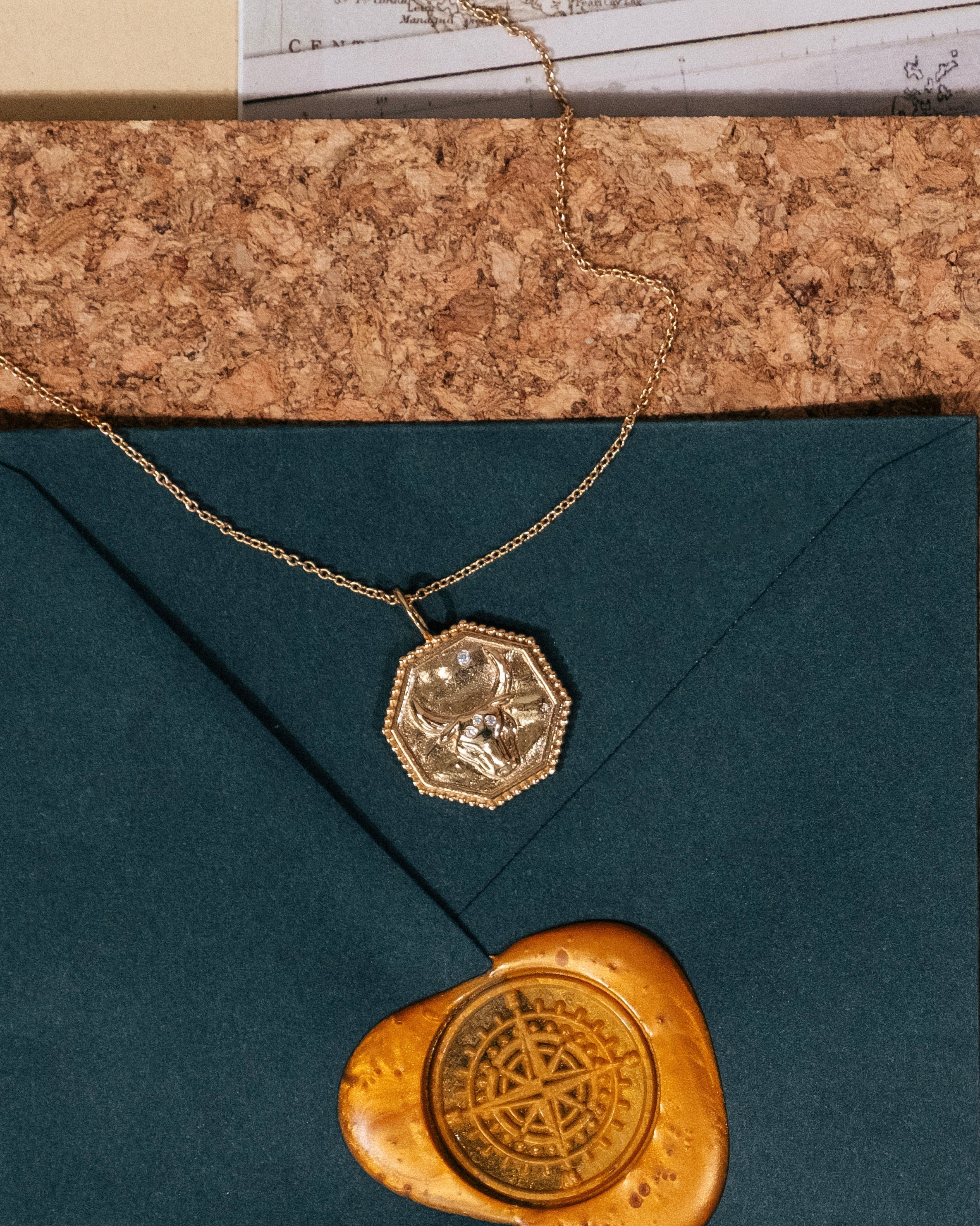 Taurus Zodiac Necklace - Image 2