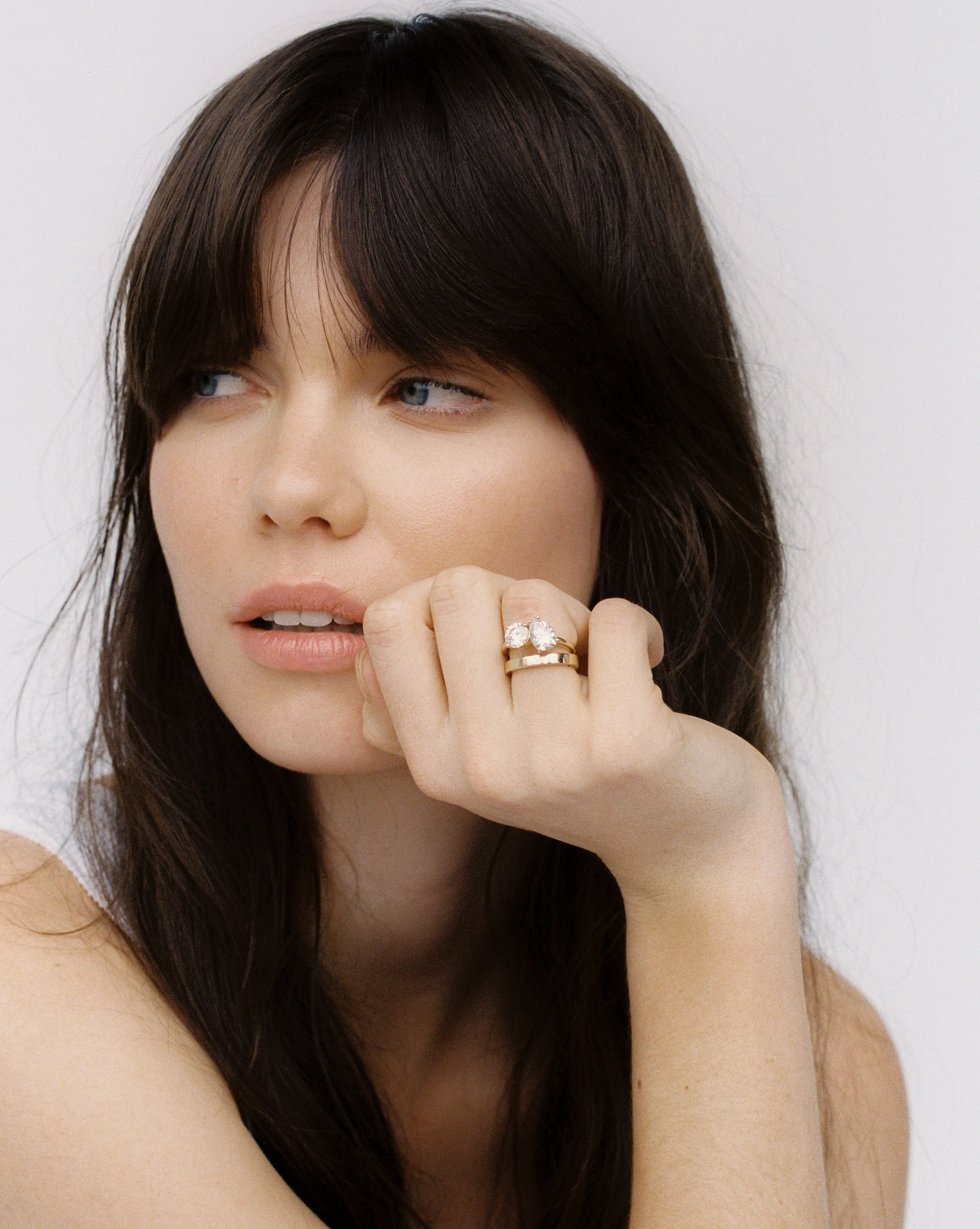 Toi Et Moi Moissanite Ring | 14k Solid Gold - Image 10